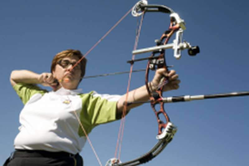 La Arquera Navarra Carmen Rubio, Subcampeona de Espa&ntilde;a de Tiro con Arco (Arco Compuesto) para Discapacitados